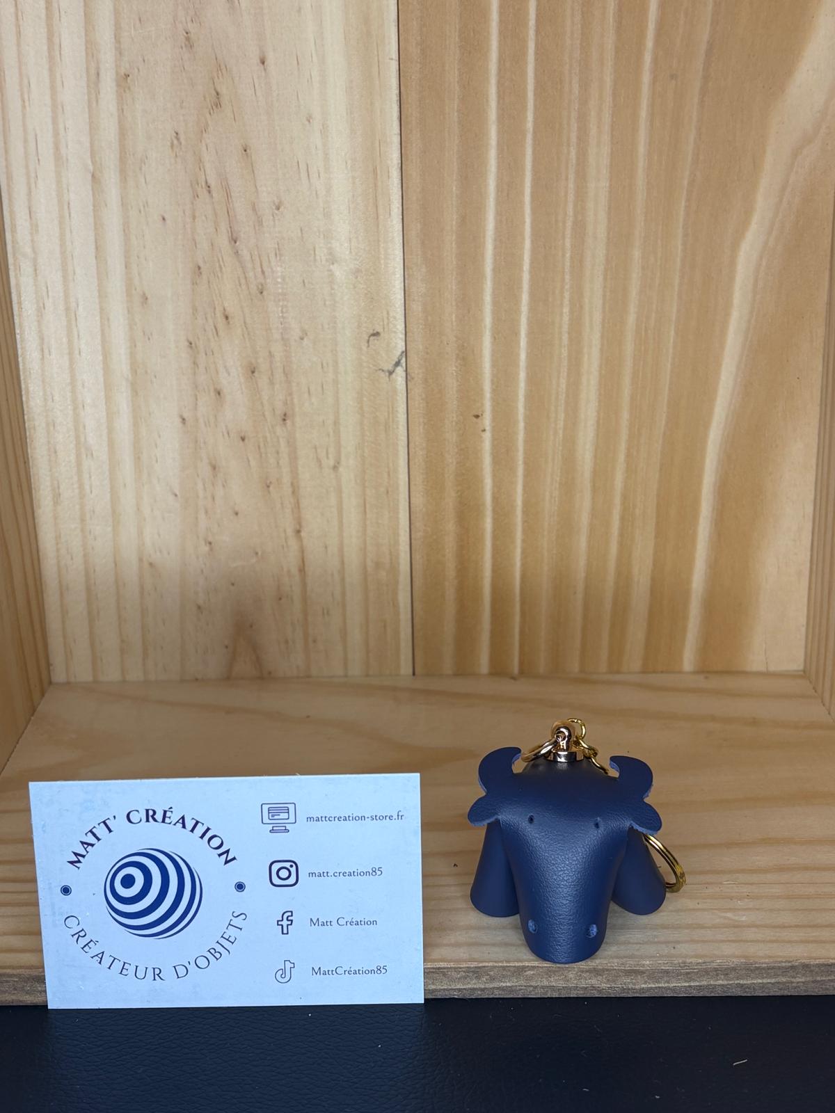 Porte clés Vache en cuir