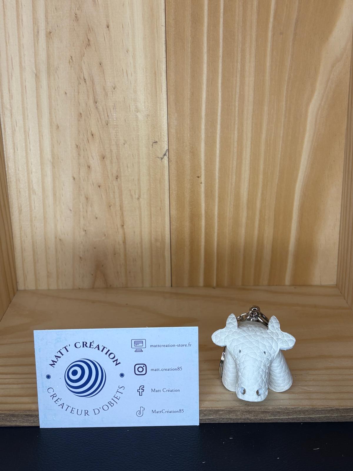 Porte clés Taureau en cuir
