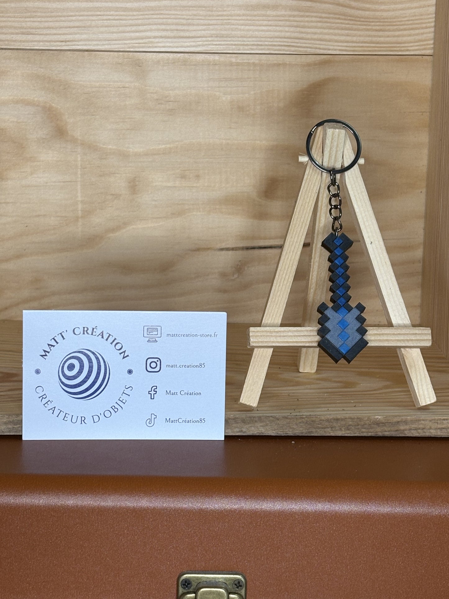 Porte Clés Pelle Pixel
