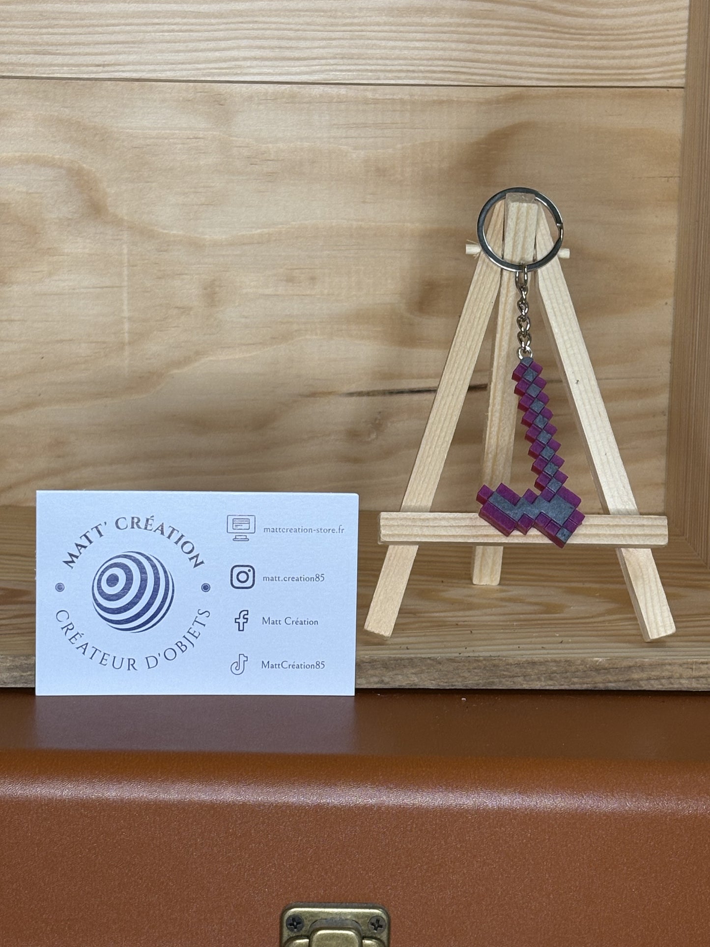 Porte Clés Piolet Pixel