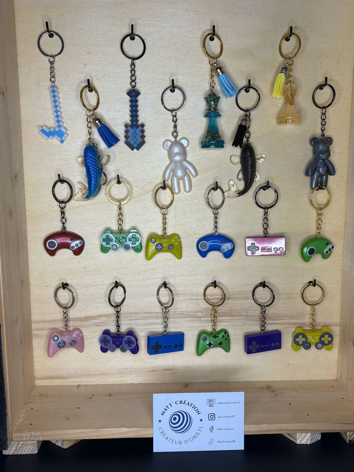 Porte Clés Résine