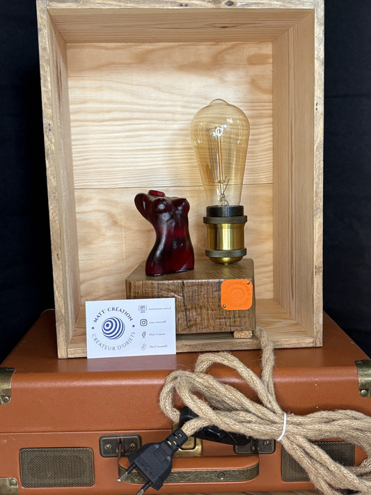 Lampes Vintage Statuette